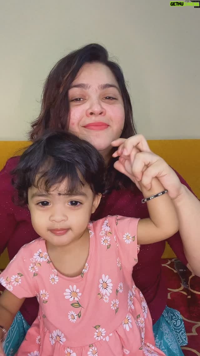 Shwetha Bandekar - 3.4K Likes - Look at my angels reaction kindly ignore my face 🙅♀️