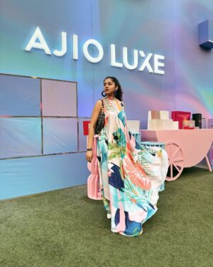 Sonal Aggarwal Instagram - Glimpses of all things luxurious at @llwindia #ajioluxewkend 💰💸
.
Wearing: @zilaire.official & @dior 
.
.
#pinkpeppercorn #stylewithsonal #luxurylifestyle