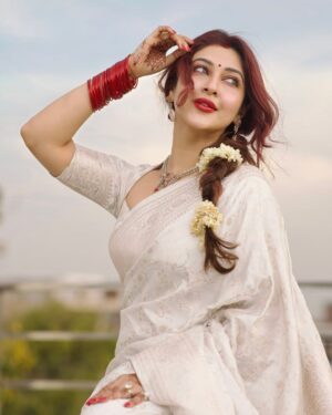 Sonarika Bhadoria Instagram - 🦢✨

Saree @jarierabanaras