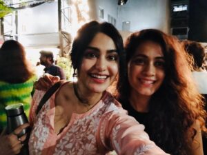 Sonia Balani Instagram - My doppelgänger in formalities ❤️😘

Happiest birthday @adah_ki_adah and thanks for making this journey #thekeralastory so comfortable from the very first day itself😘

And for all who think she is graceful (which she is ❤️) wait till you see her laugh😉