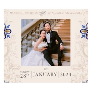 Sonia Couling Instagram - Congratulations to the gorgeous couple. What a wonderful wedding. Wishing u both a loving marriage and lot of happiness na ka…. 28.01.24 ❤️💍🤵🏻👰🏻
@oilnuntisa and @ai_top 

Dress: @canitt_official (always perfect) 
Hair and make up: @taetae_parada 😘