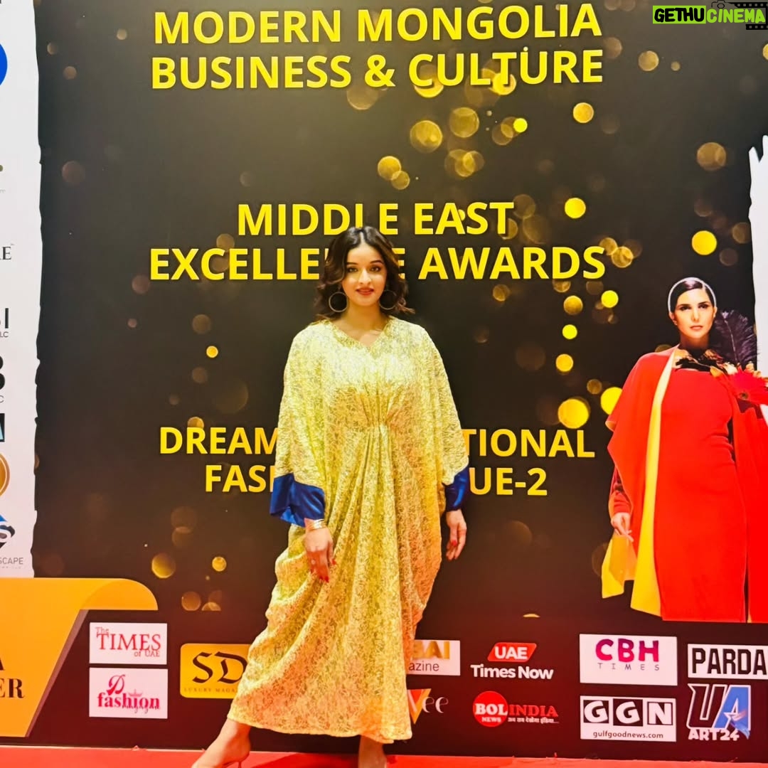 Sowmya Menon - 99.8K Likes - Thank you @gmhevents for the wonderful honor and recognition at the Modern Mongolia Business & Cultural MiddleEast Excellence Awards 2025. A heartfelt thank you to Ms. Shabnam Kazim Ma'am for this prestigious honour and the genuine love and attention ❤️❤️
Truly happy and honoured to be a part of the amazing @alishapparels family as the showstopper 😇💫
#HonorAndGrateful