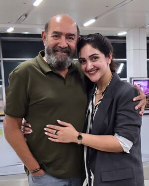 Sridevi Vijaykumar Instagram - My Appa ❤️
My biggest blessing and greatest strength 
Thank you God 🙏

#fatherlove #daddy #dadmyworld
#fatherdaughter #daddysgirl #mylife #myhero #grateful #blessed #myworld #myeverything #appa #vijaykumar #sridevivijaykumar