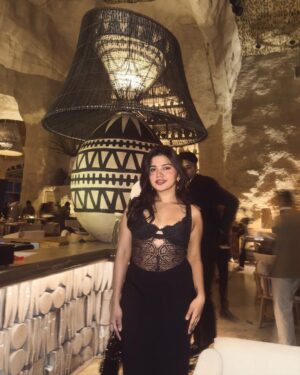 Srishti Garg Instagram - i think i’ve found my favorite spot for a date night at @bastianmumbai 💌✨🧚🏻

@bastianexperience 

my top favs are
salmon sushi
Malaysian noodles (if u are veg)
pull cake hazelnut crunch (super yum)
tiramisu 
chicken bao