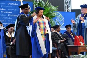 Stacey Plaskett Instagram - Congratulations to Dr. Safiya George on her investiture as UVI's 6th President!

We look forward to successful and transformative tenure.