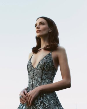 Stacy Martin Instagram - Celebrating @thebrutalistmov at the Oscars ✨ thank you @nicolasghesquiere and @louisvuitton for your beautiful creations and everyone who has made this night so special ❤️