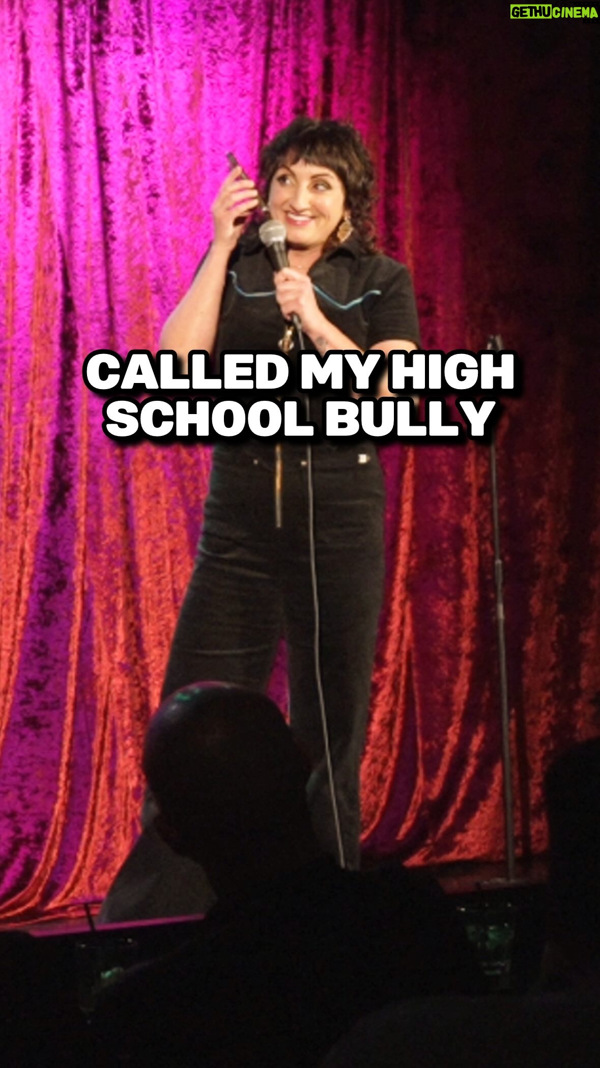 Steph Tolev - 79.4K Likes - Called my high school bully onstage then had to re post it cause I was still getting bullied. #standup #standupcomedy #bully #repost #funnyreels #crowdwork #freespeech #toronto #nonames