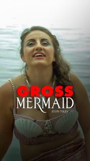Steph Tolev Instagram - Not all mermaids are the same 🧜🏼‍♀️. Check out the full video (circa 2016 w/ @itsbriancook) on my YouTube 🎥 @vancityscotty #funnyreels #mermaid #mermaids #sketchcomedy #gross #comedy #raunchy #stanleypark