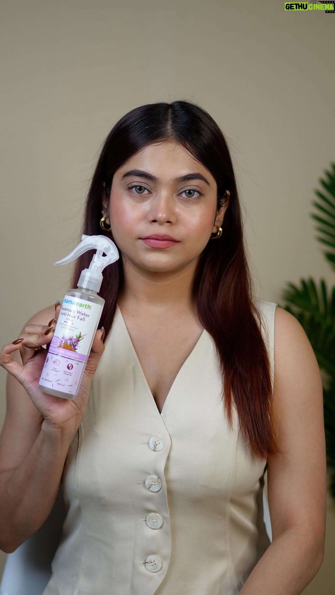 Sudeshna Biswas - 10.3K Likes - Frizz & dry hair from DIY rosemary water? 🌿 Try Mamaearth Rosemary Water Hair Spray! 🚿
✔️ Hair growth & 24-hour frizz control
✔️ 100% pure steam-distilled rosemary
Use code SU2024 for 20% off on Mamaearth’s website! 💸
#RosemaryWaterForHairGrowth #FrizzFreeHair