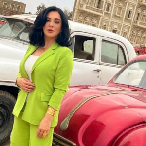 Sulaf Fawakherji Instagram - كلمة أخيرة ... الليلة 
مع لميس الحديدي على قناة @ontv 
التاسعة بتوقيت مصر العاشرة بتوقيت دمشق 
لمن يود المتابعة 🤍
#سلاف_فواخرجي #sulaffawakherji
 #لميس_الحديدي #ontv 
#علي_رمضان @aliiramadan0
#مصر #سوريا #egypt #syria
#dress @sarayousry_official
#makeup @nesrenyousry_mua
#accessories #Egyptian_accessory @sepiajewellery
#hair @saeedsharayet 
#مدينة_الإنتاج_الإعلامي