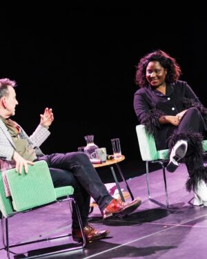 Susan Wokoma Instagram - 💫Earlier this week NYT Alum, Actor, Writer, Director Susan Wokoma @susiewoosie12 held an exclusive screening of her new short film, ‘Dark Skin Bruises Differently’ @odeoncinemas 

🎬Followed by a Q&A hosted by our Artistic Director, Paul Roseby and a live directing workshop featuring @nytrepcompany Emily Casey & Ruari Spooner 

🌟It was such an insightful evening discussing resilience, creative output and the art of storytelling 

💖Many thanks to Susan for sharing her time and experience so generously with us and @odeoncinemas for hosting the screening 

📸 @_he_photo
