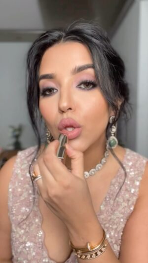 Swati Verma Instagram - Finally! 😍 A Nude Lipstick for Brown Skin That Isn't Too Light - Thanks, @rarebeauty 💄💗

Makeup Details- 

💄 @rarebeauty Humble Matte lipstick
👄- @patmcgrathreal Buff- Permagel Ultra Lip Pencil 
👀- @swaticosmetics Sandstone Lenses

Other Details-

Makeup- @swativerma 
Hair- @yasminahairstyle 
Outfit- @frontierraasdubai 
Jewelry- @anaiasjewels