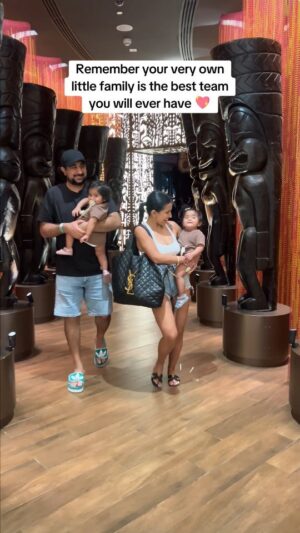 Swati Verma Instagram - Nothing compares to the joy of family. In the chaos of raising twins, we've found our greatest team. 💕

#familyfirst #twinlife #family #reels