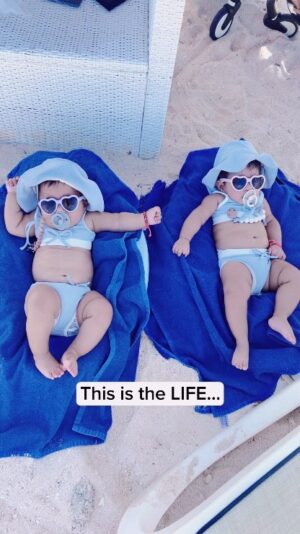 Swati Verma Instagram - Ahh, the life of a baby! No work, no school, just endless naps and cute little giggles! 😆 As a mom, I’m over here, wondering when my next nap is coming… haha! 🍼👶 Comment below if you can relate to me as a mom! #momlife #TheNandaTwins #twinlife