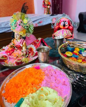 Tamanna Vyas Instagram - Colours of the day 🧿❤️ 

#holi2025 #happyholi