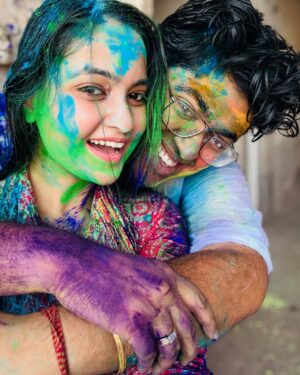 Tamanna Vyas Instagram - Colours of Love ❤️☺️
#happyholi