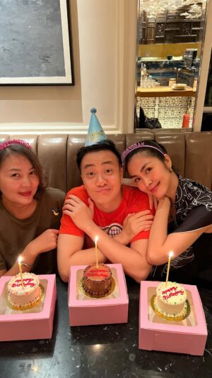 Tang Thanh Ha Instagram - Happy Birthday chị @minhanh_sg! Hai anh em chưa tới ngày mà thổi bánh ké 🥰 @haiii_luong