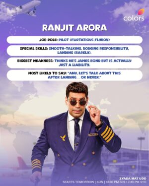 Tanu Khan Instagram - Air Aasmaan’s cabin crew is set to take off with laughter! Buckle up and tune in for a hilarious ride!

Zyada Mat Udd | Starts Tomorrow | Sun | 10:30 PM SIN / 7:30 PM SYD.

@vivekmushran @shehzadss @hellyshahofficial @ash4sak @gauravamlani @rewati.chetri @bhawsheel @maukavishal @tanu._.khan @rajesh_balwani_sahab @kunalkarankapoor

#colorstvapac #ShowsOnColorsTV #indiansinsingapore #indiansinaustralia