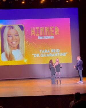 Tara Reid Instagram - I won!!!!! 🤩 So proud to announce that I won best actress for my role in Dr. Quarantine at the Chandler International Film Festival!!! I am so happy and thankful!!! In addition to my Best Actress win, I was honored with the prestigious Spotlight Award, recognizing outstanding talent and significant contributions to the film industry. Dr. Quarantine was also nominated for best picture and my amazing director and partner White Cross was nominated for best director. This role took everything out of me, it’s a heartbreaking story about loss but it’s also about resilience. You never know what you can make it through, you just have to keep going.. never give up. I couldn’t be more grateful for this recognition, I truly became the character and went through it with her. I felt her loss, I felt her pain. Thank you to everyone who saw that and gave me this incredible award!!! It truly means the world to me. I started acting at 6 years old, this is my first Best Actress award so to my 6 year old self, this one’s for you!!! ❤️ I also just found out that I am nominated for best actress again at the Hollywood Reels film festival!!! And our film is nominated for best picture and the people’s choice award!!! I can’t wait!!! This was my first big role as a main producer it feels so good building something from the ground up. We made this film to help people and bring awareness to the ongoing mental health issue so many are facing in the world today. My character was completely broken and alone during the pandemic. If I can make just one person who feels alone not feel alone anymore, that means everything to me.. Thank you to all my fans who have stuck by me all this time I love you and couldn’t have done it without you!!! This one’s for YOU TOO!!!!! Thank you my team and everyone who helped me make this movie happen. Thank you to Chandler film festival for having me and giving me this incredible gift 🙏❤️ can’t wait for you all to see the movie!!! See you at Hollywood Reels next!!! 💜💜💜😘😘😘🙏💫 I did it!!! @chandlerfilmfestival @dr._quarantine @hriff_hollywood_film_festival #bestactress #mentalhealthawareness #nevergiveup #chandlerfilmfestival #hriffofficialselection