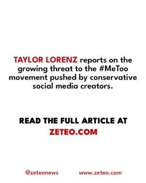 Taylor Lorenz Instagram - “As the right amasses more power and online attention, the left-wing creator ecosystem’s complete detachment from cultural moments reveals liberals’ total incapacity to engage and mobilize people around influential narratives.” 

@taylorlorenz writes on the rise in conservative creators threatening the support around the #MeToo movement following Blake Lively and Justin Baldoni’s sexual harassment case. 

Tap the link in bio to read the full story on zeteo.com.