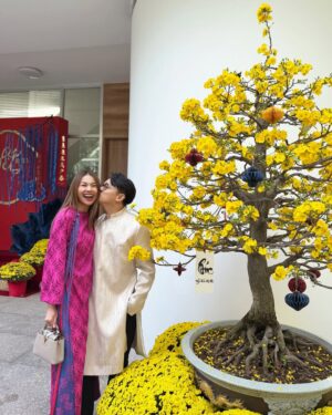 Thanh Hang Instagram - Thật hạnh phúc cả nhà nhá ❤️ #thanhhang #mùng1 #tet