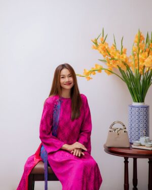 Thanh Hang Instagram - Thật hạnh phúc cả nhà nhá ❤️ #thanhhang #mùng1 #tet