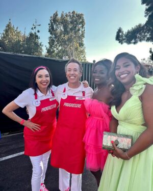 Tiffany Brooks Instagram - Did someone say #NationalBarbieDay? 👀

Throwback to the @barbiethemovie premiere 💖✨🪩

.
.
.

#moviepremiere #barbie #throwbacknothursday #allpinkeverything