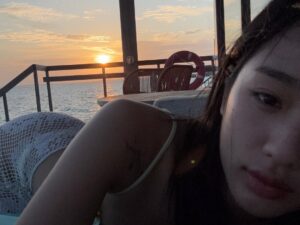 Tontawan Tantivejakul Instagram - Ocean therapy🌅𓏲 ๋࣭ ࣪ ˖🎐𓇼 @so.maldives