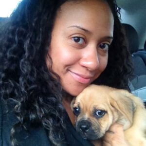 Tracie Thoms Instagram - You guys!! #BabyJameson is 12 years old today!!! It feels like he came home to live with me just yesterday! I just love him to bits… he makes everything better, and I’m so happy that I get to be his mom. Happy Birthday Jameson! Mommy loves you! You’re the best boy to us, and the best mascot for our whole community! Looking forward to many snuggles when I get home! ❤️❤️❤️❤️