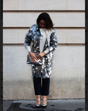 Triona McCarthy Instagram - Better late than never, I suppose, but I’m finally shouting about my Gossies nomination for Most Stylish Lady on the last day of voting! 🤭
I’ve spent my life being fashionably late ⏰ — starting a family in my forties, freelancing in my fifties so at this rate I’m definitely doing a Demi & going for gold in my sixties!! 🎬💖 
If you’re feeling the love & want to support this late bloomer, hit the link in my bio or check my stories! ❤️Thank you for being part of this journey! 

FYI I’m delighted I’m wearing Irish @aoife_ireland & vintage @prada & really old high street jeans & @spanx & @depop shoes in the pic they picked for my nomination as that’s exactly how I like to mix it all up!
#FashionablyLate