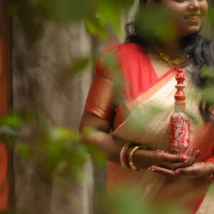 Triparna Bandyopadhyay Instagram - Briddhi 🥰 
One of the most essential ritual of any Bengali marriage. Had a dreamy day and this part of my wedding is closest to my heart ❤️
#bt #bishchalatriplene #wedding2024 #bettertogether #bridhi #briddhi