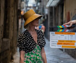 Trudie Styler Instagram - Some treasured behind-the-scenes moments from Posso Entrare? An Ode to Naples. This film captures the spirit of a city that means so much to me. Now, you can experience it too, streaming in the US on @Hulu. #tbt #PossoEntrare