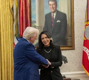 Tulsi Gabbard Instagram - Thank you @realdonaldtrump for the privilege and opportunity to serve our great country and the American people as your Director of National Intelligence.