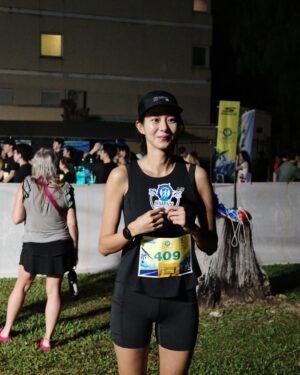 Uie Instagram - 사이판 마라톤 대회 10km 완주 끝!
수고하셨습니다🏅🩵#ThisIsTheMarianas