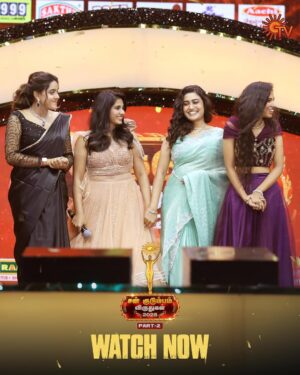 VJ Kalyani Instagram - Singappenne Friends team takes home the Unnadha Uravugal Award!

SUN KUDUMBAM VIRUTHUGAL 2025 - PART 2 | WATCH NOW

#SunTV #SKV2025 #SunKudumbamViruthugal2025 #SunDigital