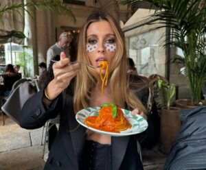 Valentina Hites Instagram - Carbs & Chaos @ferragamo @dolcegabbana