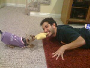 Valery M. Ortiz Instagram - I started this post this morning on the treadmill but got too emotional to finish. I miss this lil nugget so much. Happy heavenly 18th birthday mi Myli Myshell! It breaks my heart but simultaneously fills it with SO MUCH joy going through our memories together. Too hard to choose 20 favorites. 🥹 I hope you were running up a storm up there with all of your doggy family eating crackers and treats and sunbathing and getting snuggles de Abuela Panchi y Mama Meche que siempre te querían! I can’t wait to see you again my lil baby! 🤧🥹😭