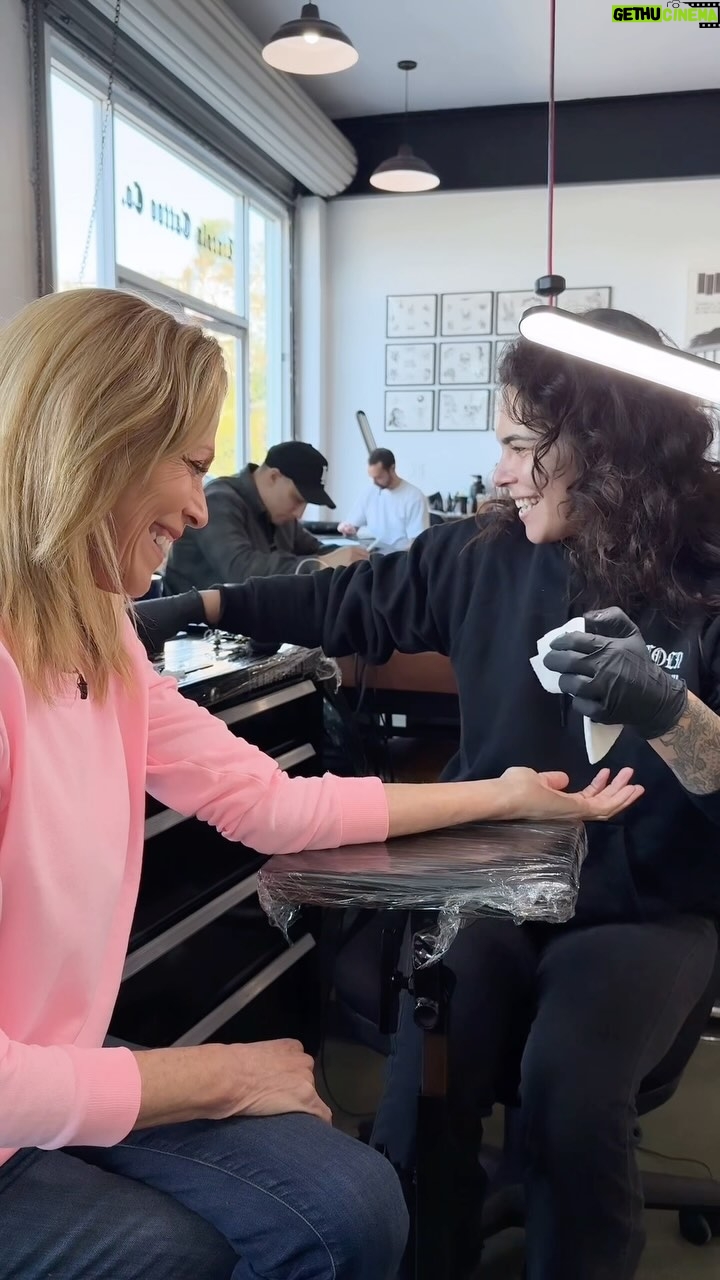 Vanna White - 32.8K Likes - I finally got my first tattoo, given to me by my talented daughter @gigisantopietro!! I will think of her everytime I look at it. 🩷
