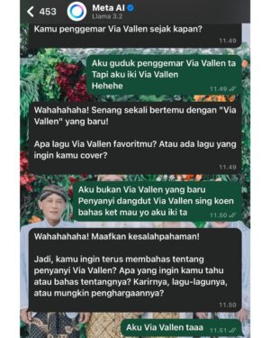 Via Vallen Instagram - Oalahhh taaaa metaaa 😅