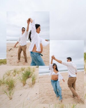 Yam Concepcion Instagram - Our recent Montauk trip just got a little more special!🤰Huge shoutout to our very good friend @victoriaromulo for these amazing shots! Can’t wait to be back next summer with our little one.