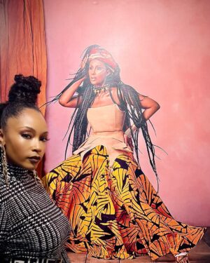 Yaya DaCosta Instagram - 1. There was so much gorgeous art on the walls of the gallery for @blackbeautyroster ‘s NY Fashion Week event. Black hair is art, indeed!
2. A little step and repeat in my little @normakamali
3. slinky dress link up
4. The Icon: IMAN @the_real_iman 
5. @ursulastephen created the hair looks for my first  ever Essence magazine shoot as a model. Bumping into each other and reminiscing about the magic we created that day on set, both early in our blessed careers, was such a sweet moment.
6. The throwback lewk in question!
7. time/space travel slinky dress link up with @zendaya 
8. Women who joyfully celebrate other women are my favorite. Instantaneous mutual appreciation of inner and outer beauty is goddess behavior.
9. The one and only, the master of all things hair, and one of my besties @chiomanvhair 
10. With the beautifully fierce women of @lorealgroupe 
11. The color palette. The lighting. The hair. The makeup. The styling. The timing. The subject. The observer. The experience. All of these are Art.
12. Met so many beautiful souls.
13. Pattern.
14. Future pulling.
15. The bussdown for natural girlies has arrived. Thank you, @evebyboz !! 💁🏾‍♀️