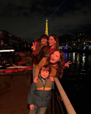 Zoe Colletti Instagram - And that’s a wrap on #FamilyPlan2!! 🤩 Cannot wait for you to see our action-packed European Christmas vacation! 🎄This is such a special movie family and we’re so excited to share this wild and heartfelt ride with you!! ❤️ @appletv @markwahlberg @zoecolletti @vanrcrosby @redaelazouar @simon.cellanjones @davidcoggeshall