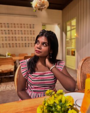 Aarthi Chandran Instagram - Do the storms ever stop? No, but neither do the rainbows 🌈 🥹✨♥️ 
📸 @pranava_prabakaran 

#cafe #mableaarthi #sweetmagnolias