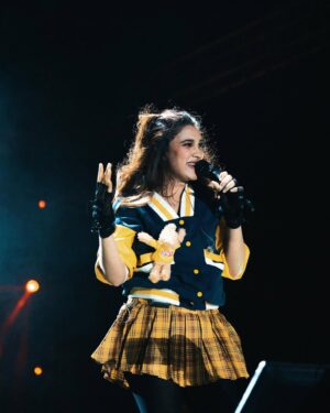 Aastha Gill Instagram - Last night was pure MAGIC! Geeta University, Panipat, @geetauniversitypanipat you were an incredible host. The crowd’s response was overwhelming, and I’m still buzzing from the energy. Thanks for having me🫂😇 #GeetaUniversity #Panipat #Performance #magic