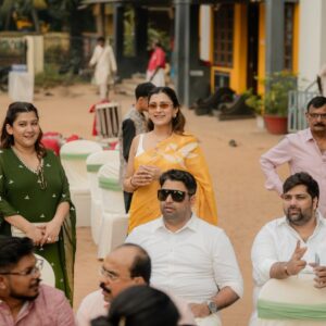 Aastha Gill Instagram - Seems like the official pictures are telling a better story! So so happy to be a part of the celebration of such a wholesome love story! 

📸 @cinelove.official