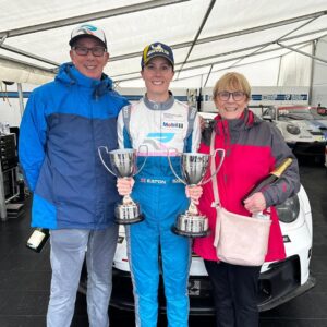 Abbie Eaton Instagram - As the first Porsche Carrera Cup race weekend is upon us, I’d like to say a big thank you to everyone who pulled out all the stops this year to try and get me on the grid again. 

Unfortunately I’ll be watching from the sidelines, but I can’t tell you how much it means to know there are still so many people that believe in me and think I deserve to race again. 

Also a huge thank you to my friends, family and partner for putting up with an extra grumpy me for the last few months. It’s been quite the off season after spending all year learning the Cup car for it to all go to waste, but at least I can eat ice creams at the track now sooo 🤣 🍦 

Thanks again all 🙏🏻