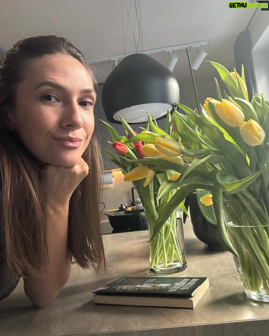 Adela Popescu - 35.1K Likes - Scumpe, acum ca ai plecat, mi-am cumparat lalele, bere si struguri. Nu te ingrijora, berea azi, strugurii maine. Sau invers.
Voiam sa iti spun ca nu am deschis inca scrisoarea de la tine. Nu vad de ce as face-o. Am in minte doua scenarii:
1. O sa ma emotionez peste masura( si nu e cazul);
2. Ma anunti ca nu te mai intorci. Ca vrei sa iti cumperi tuktuk si sa cultivi mango si banane. Nu te-as judeca, e galagie mare acasa la noi. Si tantari vara.
Serios, nu am deschis-o. Sper totusi sa fie parola de la wifi pentru musafiri.
Sa dai semn cand aterizezi. ❤️
#LOVEpeSTORY si in Feed. :) #ThaiRoDialog
