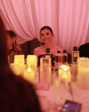 Adinda Cresheilla Instagram - Thank you for the opulent dinner @yslbeauty❤️

Styled by @revashion 
Makeup hairdo by @herdanaprill 

 #YSLBeautyID #YSLEid