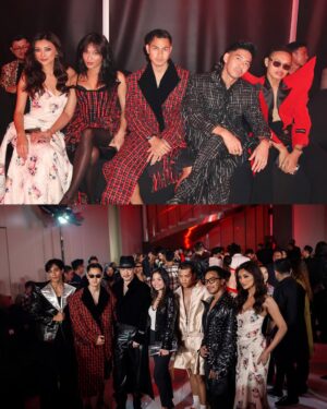 Adinda Cresheilla Instagram - @houseofharryhalim “FINALITY” Autumn Winter 2025 show. In love with the whole performance and the amazing ranges of Harry’s signature pieces. Truly one of a kind👏🏼

Wrapped in #HarryHalim gown❤️
——
Pictures captured by @snap.nuel @dzikrisukma @chaltonciptadi