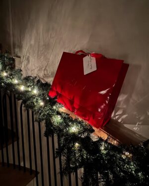 Adrienne Bailon-Houghton Instagram - You know I love lists… 
1. a few of my favorite things… 🎶♥️🎄
2. my album “New Tradiciones” is back! new cover artwork and a little @everjames interlude lol. 
3. red roses for the holidays… who am I?! loving them. thank you @israelhoughton 🥀 
4. tablescaping for the holidays… excited to host our family “noche buena” again this year! 
5. we are officially into the grinch! @everjames is obsessed & Jim Carey deserved an Oscar!
6. grinch pancakes: gluten free pancake mix, spinach, vanilla, cinnamon, eggs & milk. blend!
7. they are shockingly delicious! and they have a lot of spinach in them… but, you don’t taste it! 🌲
8. i love my family @luciaparker @jakesalomon @pinkparkers the most thoughtful! @petiteplume
9. ummm the ultimate holiday bop! and of course @lana_hawatmeh’s fav song to sing really loud! lol.
10. the things i find and love @homegoods - this was definitely @everjames approved! And cocoa scented.
11. So we had to try it as a family lol. looked gross but it was so much fun! i am such a boy mom.
12. we jumped in the shower afterwards… but, @everjames did not want me to drain the tub! 
13. this is me negotiating with a 2 year old… and yes his onsie is also… the grinch. we all have them!
14. and hopped back in bed to watch… you already know… it was honestly my dream lazy morning lol.
15. more @skims holiday treats! obsessed.
16. i absolutely love the smell of pine… love buying fresh wreaths, garland & mini trees for the house! 
17. holiday dinner dates w/ @israelhoughton - that feel like I’m in a @hallmarkchannel movie 🎥 
18. wood burning fireplaces, while listening to holiday tunes on a double date with my parents! 
19. we arrived first… so of course i had to take a pic.
20. the woman that always made the holidays so special for us… the reason I had the best childhood, traditions & memories. i love you @nyricanmama ♥️